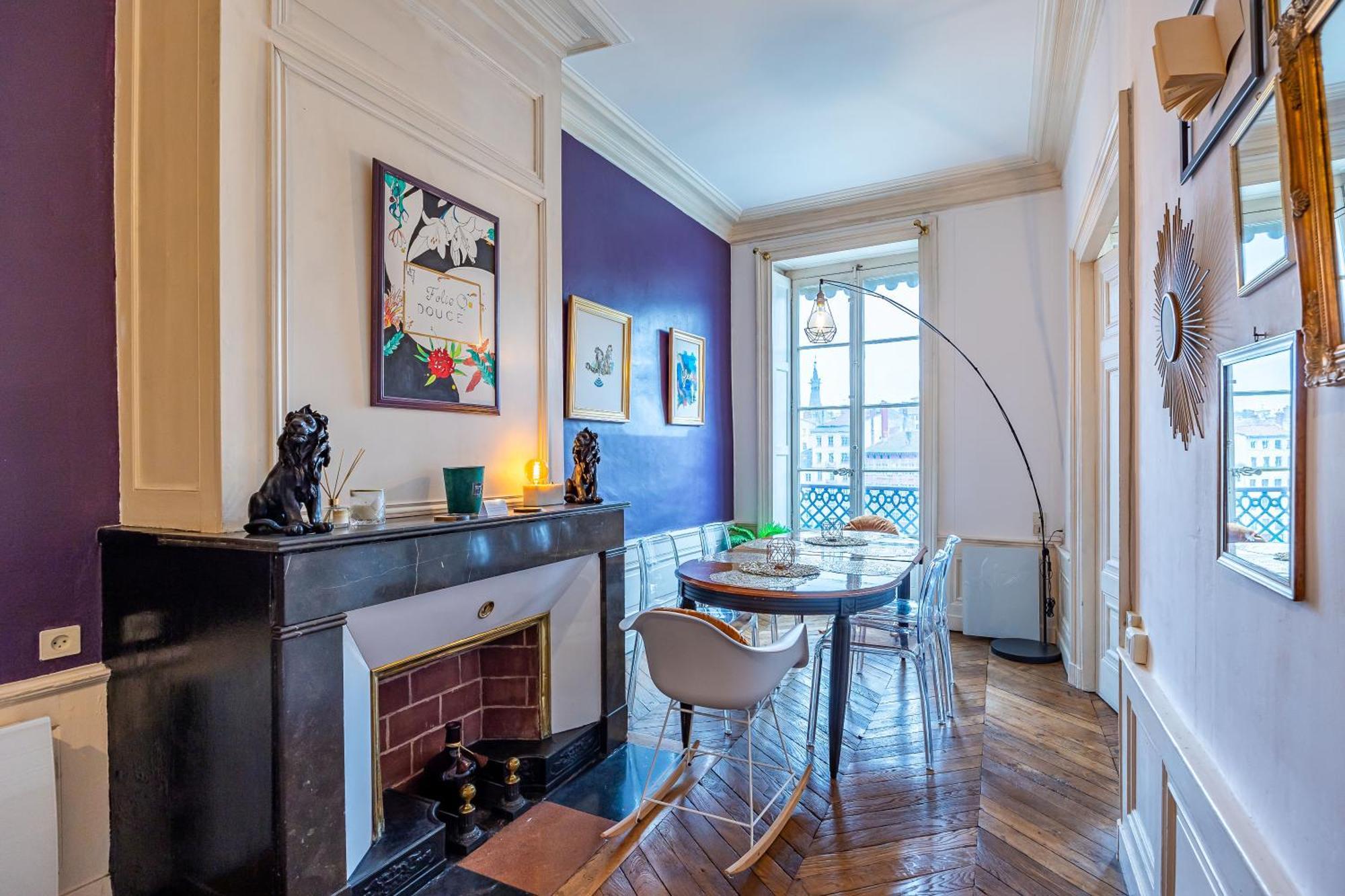 Appartement Haussmannien D'Artiste, Exception, Quai De Saone Balcon+Parking リヨン エクステリア 写真
